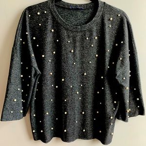 Zara beaded sweater